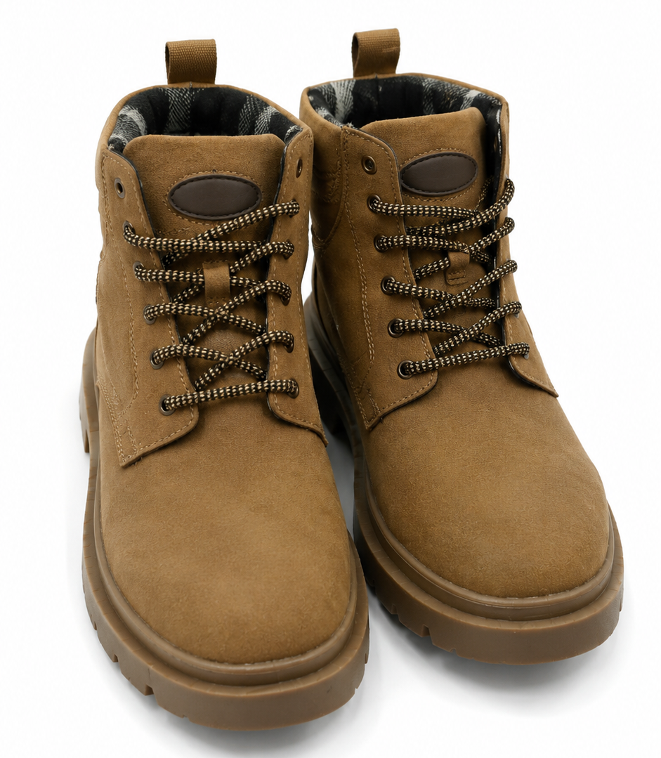 Silver Blue Hiking Boots